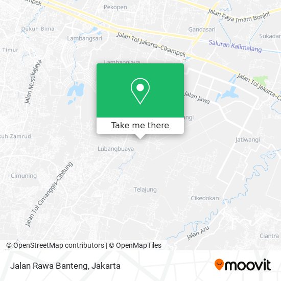 Jalan Rawa Banteng map