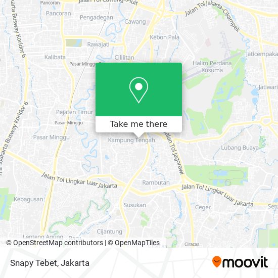 Snapy Tebet map