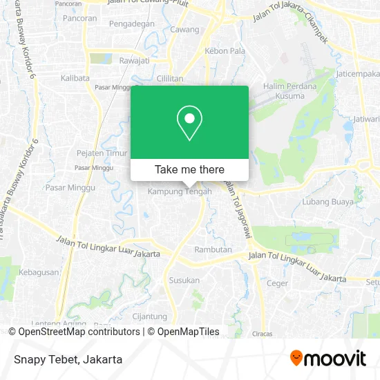 Snapy Tebet map