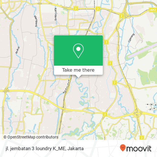 jl. jembatan 3 loundry K_ME map