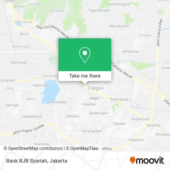 Bank BJB Syariah map