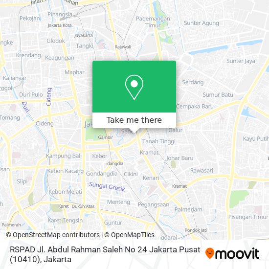 RSPAD Jl. Abdul Rahman Saleh No 24 Jakarta Pusat (10410) map