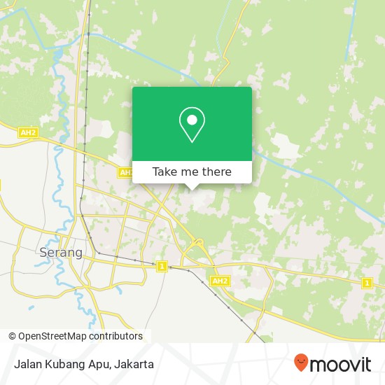 Jalan Kubang Apu map