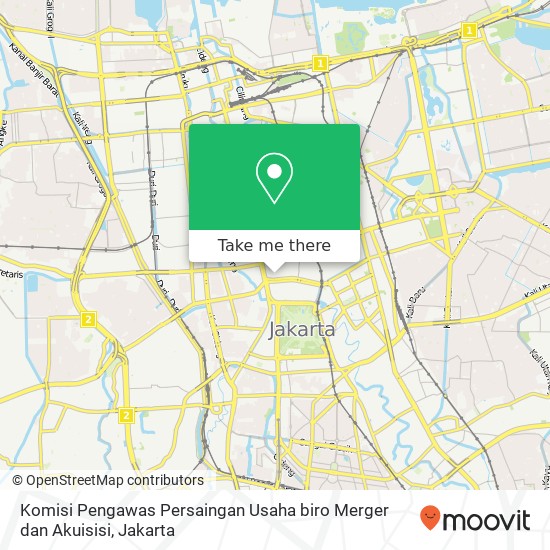 Komisi Pengawas Persaingan Usaha biro Merger dan Akuisisi map