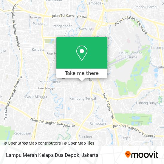 Lampu Merah Kelapa Dua Depok map