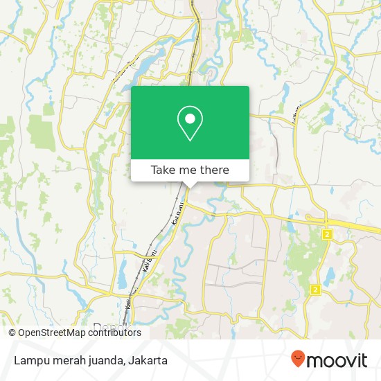 Lampu merah juanda map