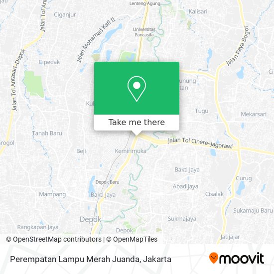 Perempatan Lampu Merah Juanda map