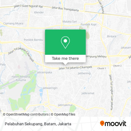Pelabuhan Sekupang, Batam map