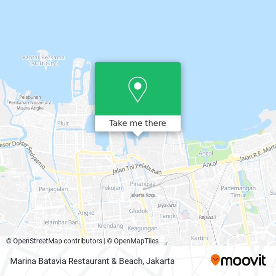 Marina Batavia Restaurant & Beach map