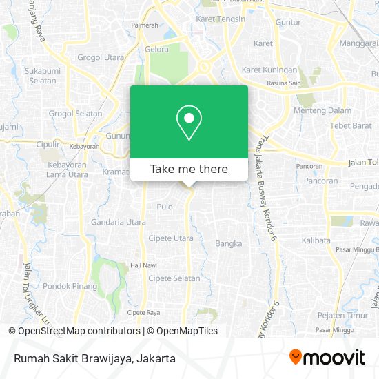 Rumah Sakit Brawijaya map