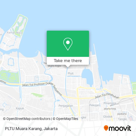 PLTU Muara Karang map