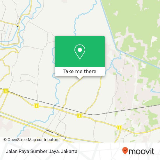 Jalan Raya Sumber Jaya map