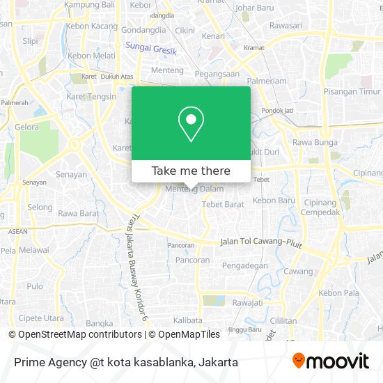 Prime Agency @t kota kasablanka map