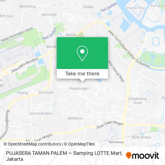 PUJASERA TAMAN PALEM ~ Samping LOTTE Mart map