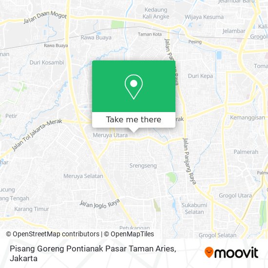 Pisang Goreng Pontianak Pasar Taman Aries map