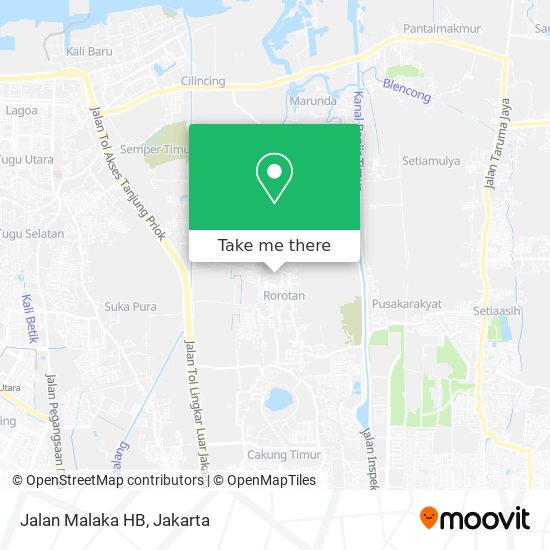 Jalan Malaka HB map