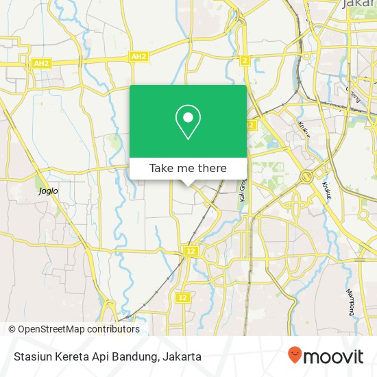 Stasiun Kereta Api Bandung map