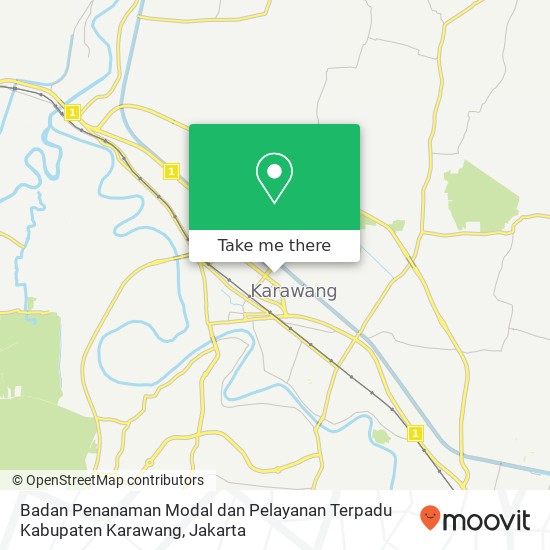 Badan Penanaman Modal dan Pelayanan Terpadu Kabupaten Karawang map