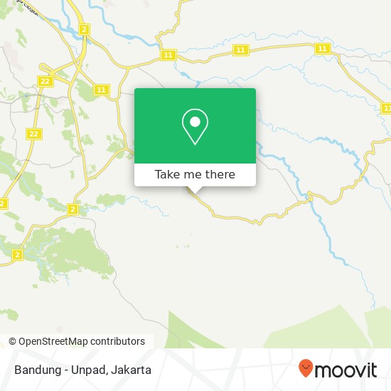 Bandung - Unpad map