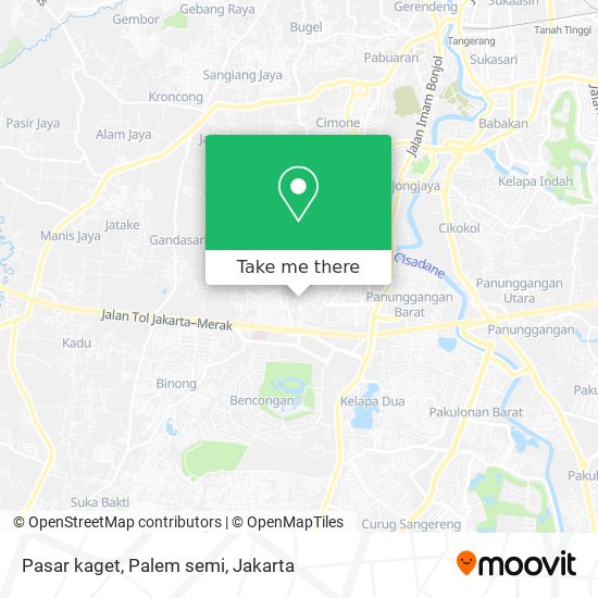 Pasar kaget, Palem semi map