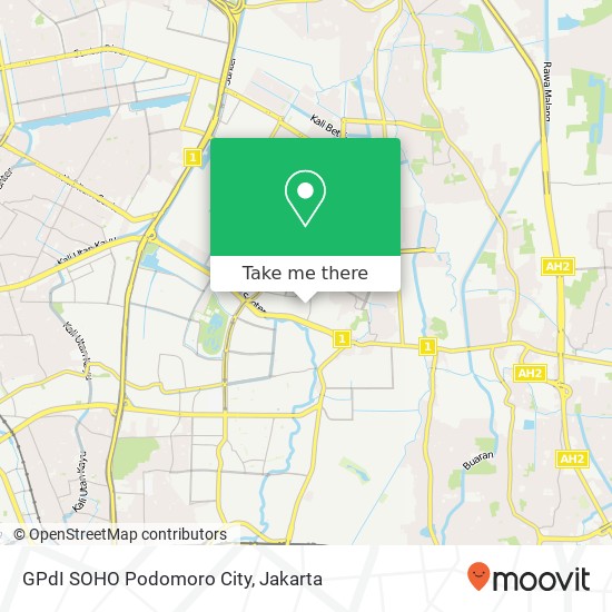 GPdI SOHO Podomoro City map