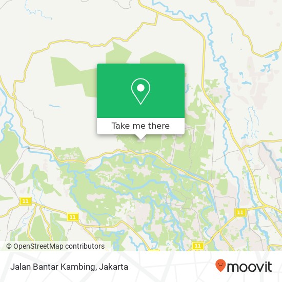 Jalan Bantar Kambing map