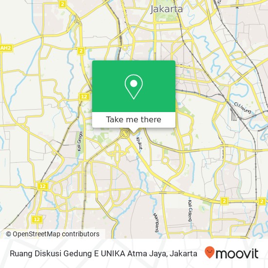 Ruang Diskusi Gedung E UNIKA Atma Jaya map