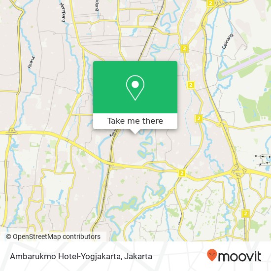 Ambarukmo Hotel-Yogjakarta map
