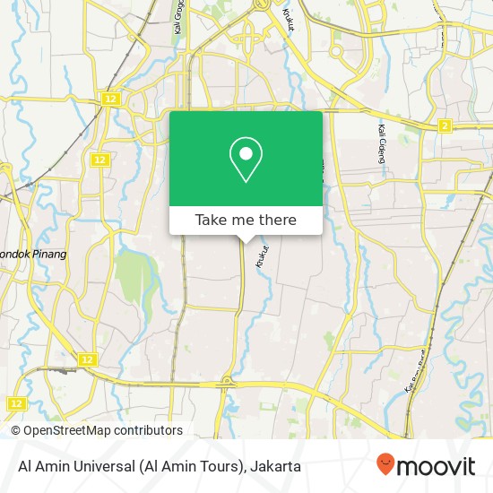 Al Amin Universal (Al Amin Tours) map