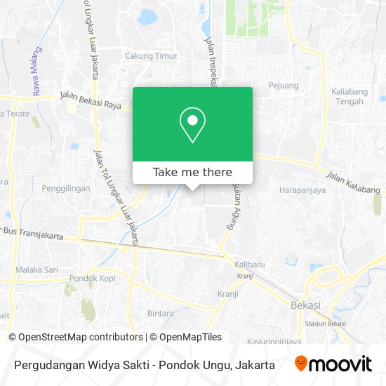 Pergudangan Widya Sakti - Pondok Ungu map