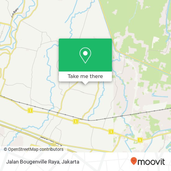 Jalan Bougenville Raya map