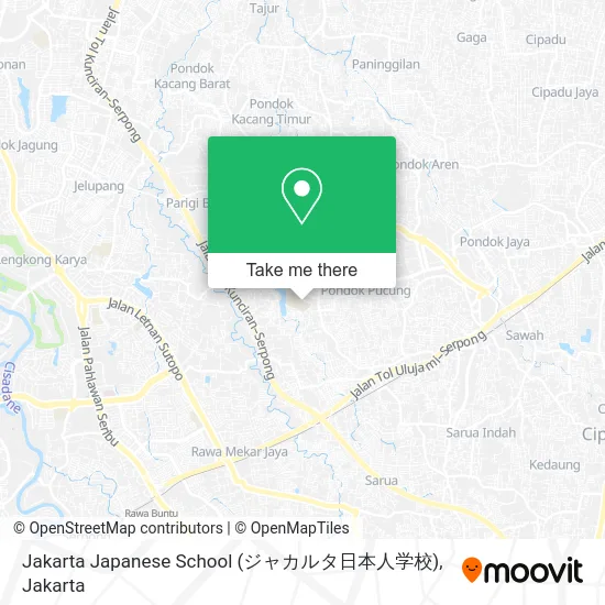 Jakarta Japanese School (ジャカルタ日本人学校) map
