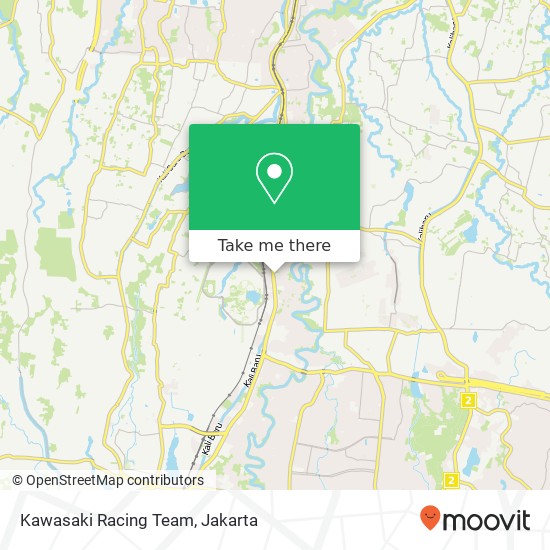 Kawasaki Racing Team map