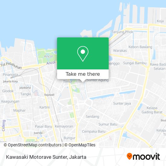 Kawasaki Motorave Sunter map