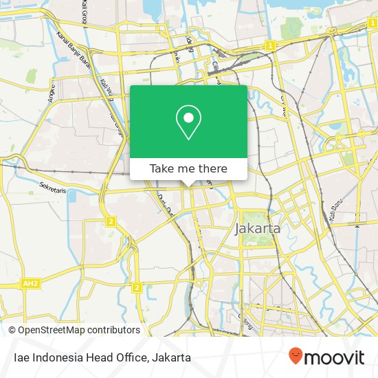 Iae Indonesia Head Office map
