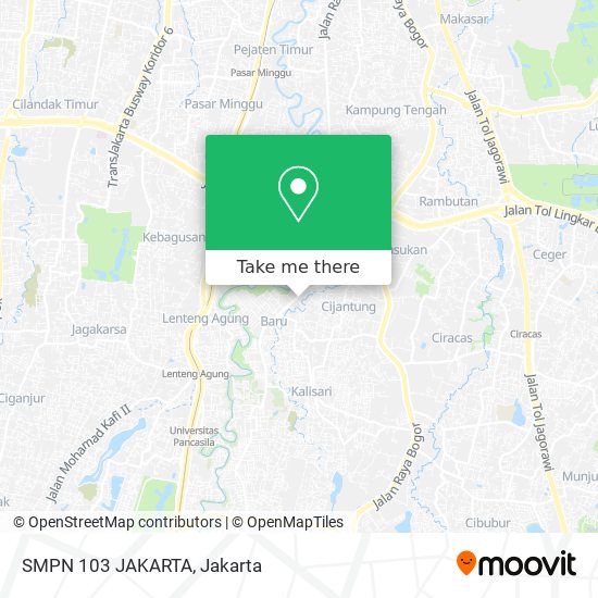 SMPN 103 JAKARTA map