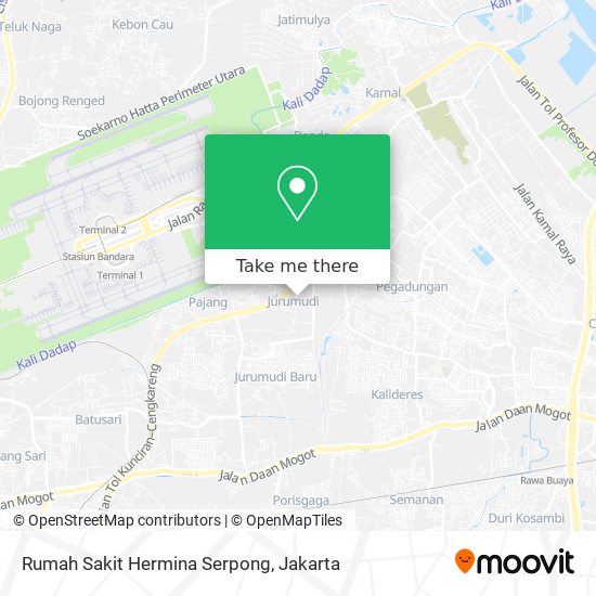 Rumah Sakit Hermina Serpong map