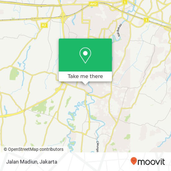 Jalan Madiun map