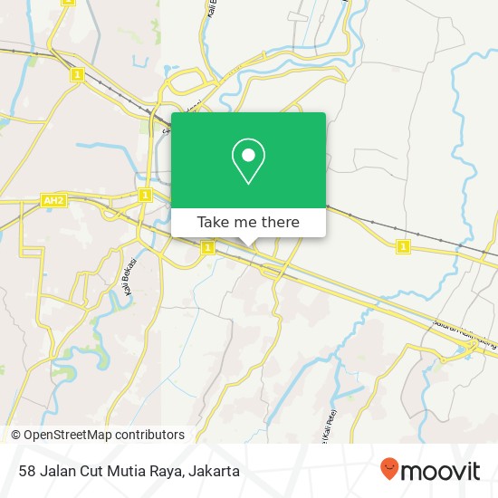 58 Jalan Cut Mutia Raya map