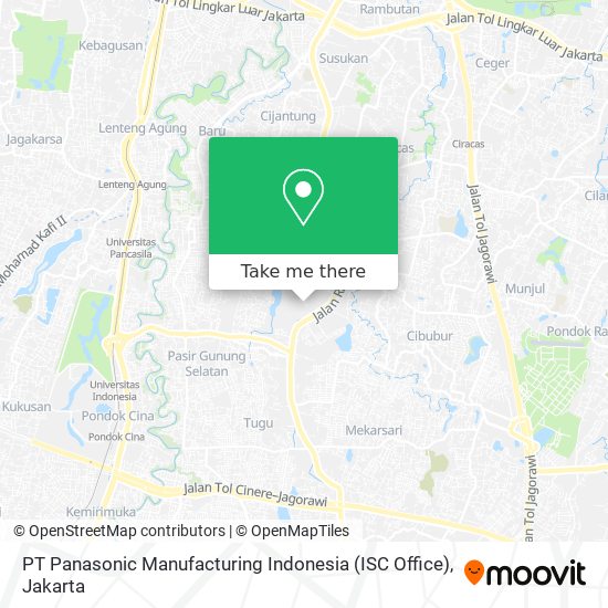 PT Panasonic Manufacturing Indonesia (ISC Office) map