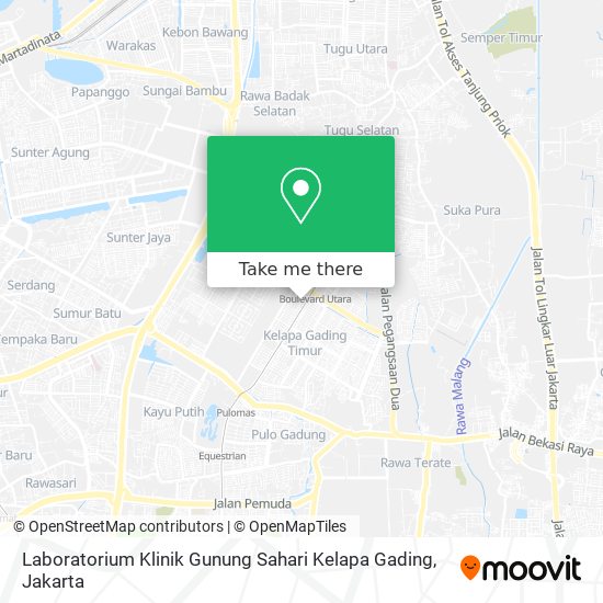 Laboratorium Klinik Gunung Sahari Kelapa Gading map