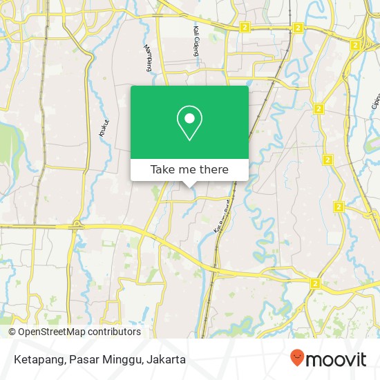 Ketapang, Pasar Minggu map