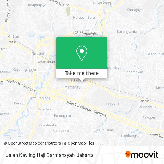 Jalan Kavling Haji Darmansyah map