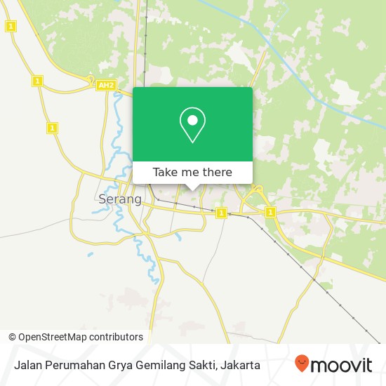 Jalan Perumahan Grya Gemilang Sakti map