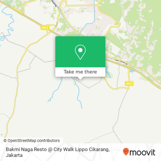Bakmi Naga Resto @ City Walk Lippo Cikarang map