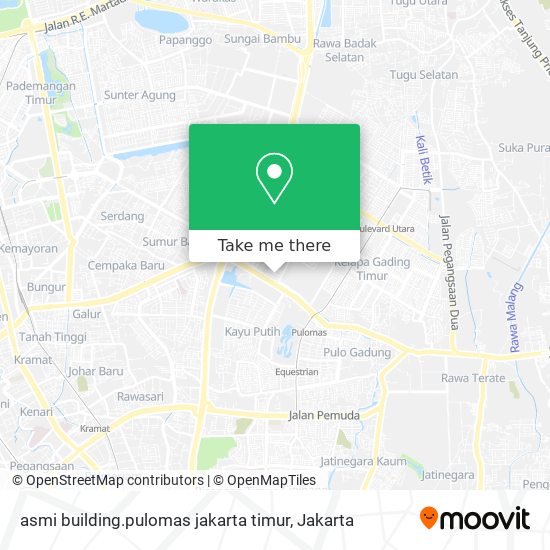asmi building.pulomas jakarta timur map