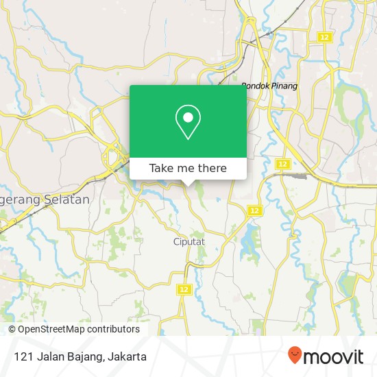 121 Jalan Bajang map