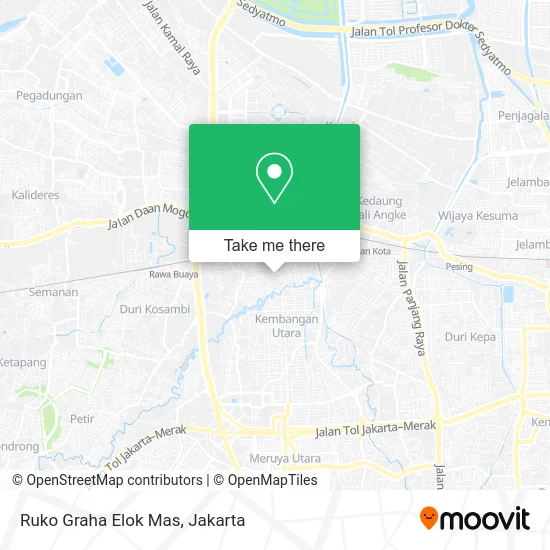 Ruko Graha Elok Mas map