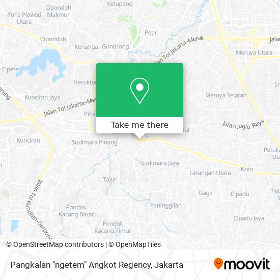 Pangkalan "ngetem" Angkot Regency map