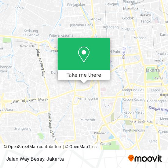 Jalan Way Besay map